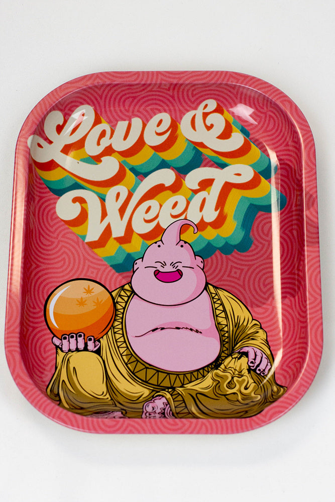 Smoke Arsenal Mini Rolling Tray-New Tray ONE Love & Weed