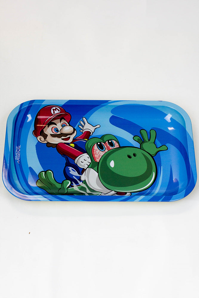 Smoke Arsenal Medium Rolling Tray-New Tray ONE Super Mario