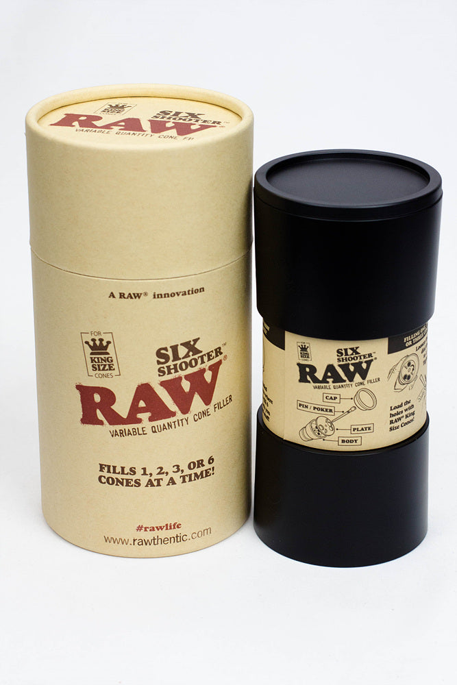 Raw six shooter for King size cones Filler · Poker ONE