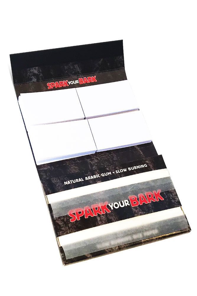 BIGBARK Slow burning RICE Rolling paper - 20 packs 1 - 1/4" Size Big Bark Rolling Papers & Pre Roll Cones