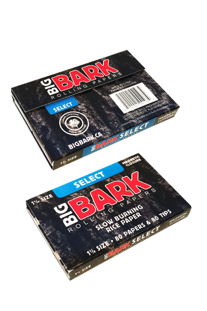 BIGBARK Slow burning RICE Rolling paper - 20 packs 1 - 1/4" Size Big Bark Rolling Papers & Pre Roll Cones