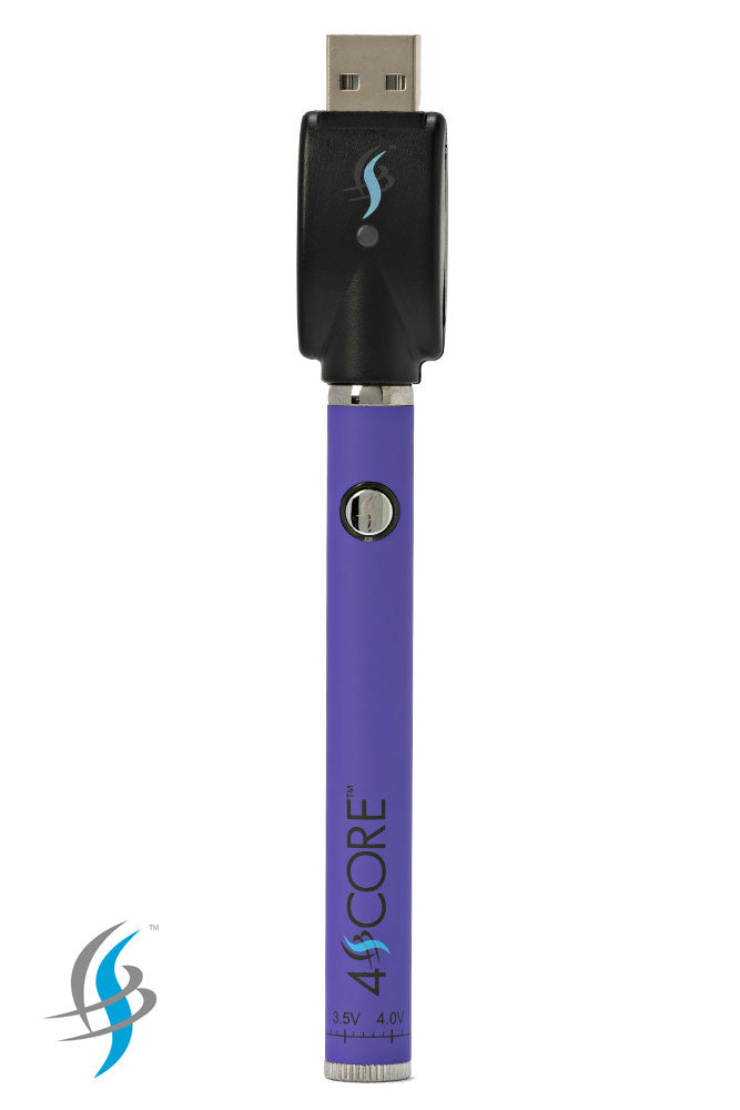 4 Score | 350 mAh Twist Control Vape Battery with USB charger 510 Battery 4SCORE™ Purple