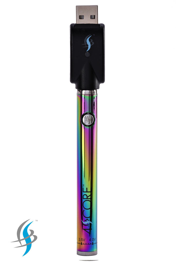 4 Score | 350 mAh Twist Control Vape Battery with USB charger 510 Battery 4SCORE™ Rainbow