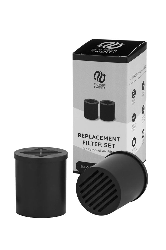 Eco Four Twenty Personal Air Filter - Official Replacement Filters (2 Refills in 1 Box) Refill Eco Four Twenty
