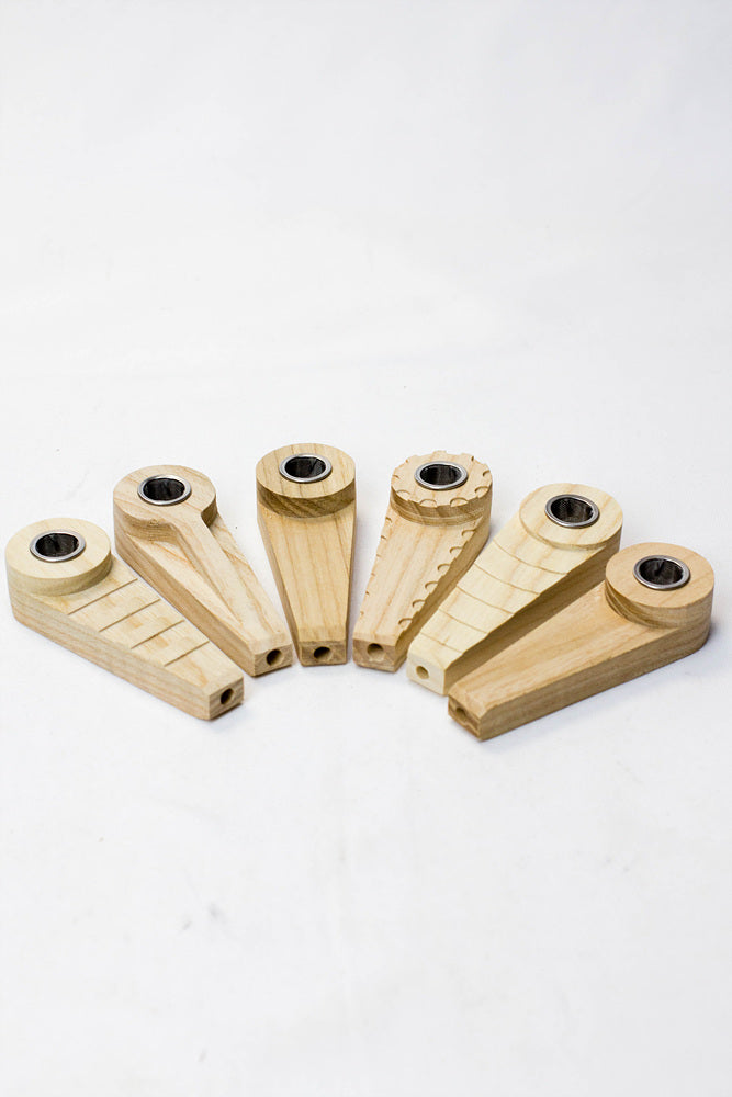 Ash Hardwood Hand pipe Wooden Pipe Illuminate Cannabis Co.