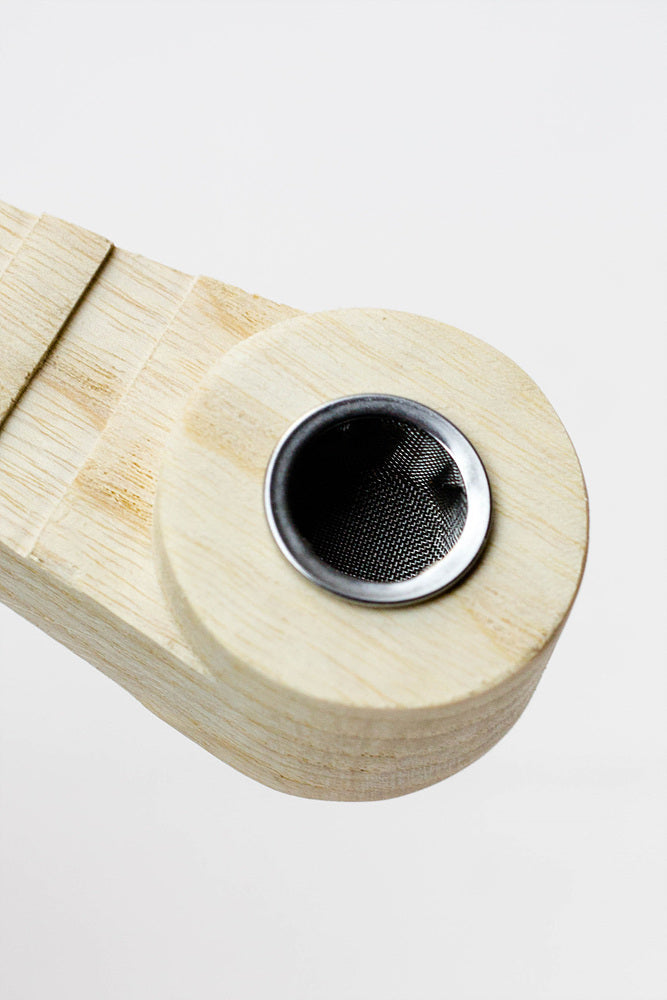 Ash Hardwood Hand pipe Wooden Pipe Illuminate Cannabis Co.