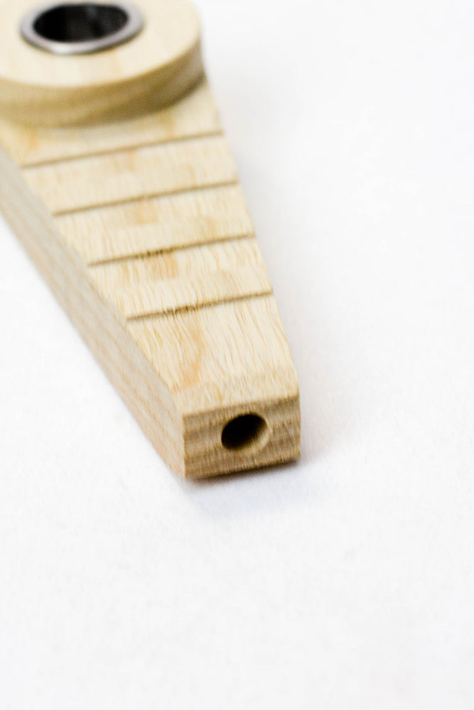 Ash Hardwood Hand pipe Wooden Pipe Illuminate Cannabis Co.