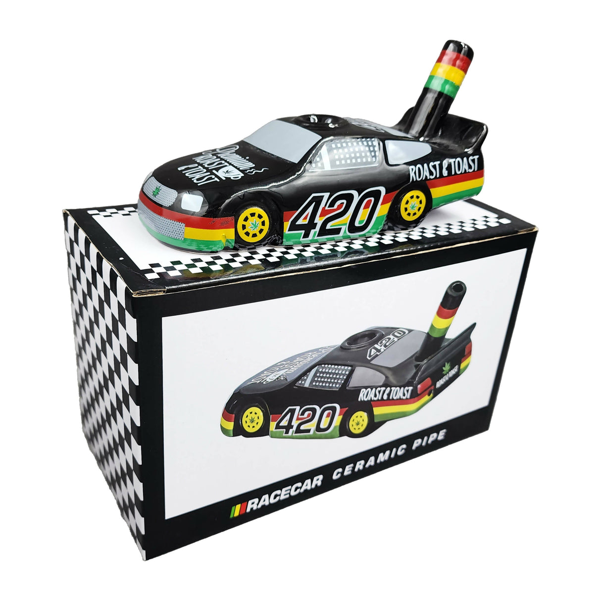 Race Car pipe Ceramic Pipe Roast and Toast Gifts