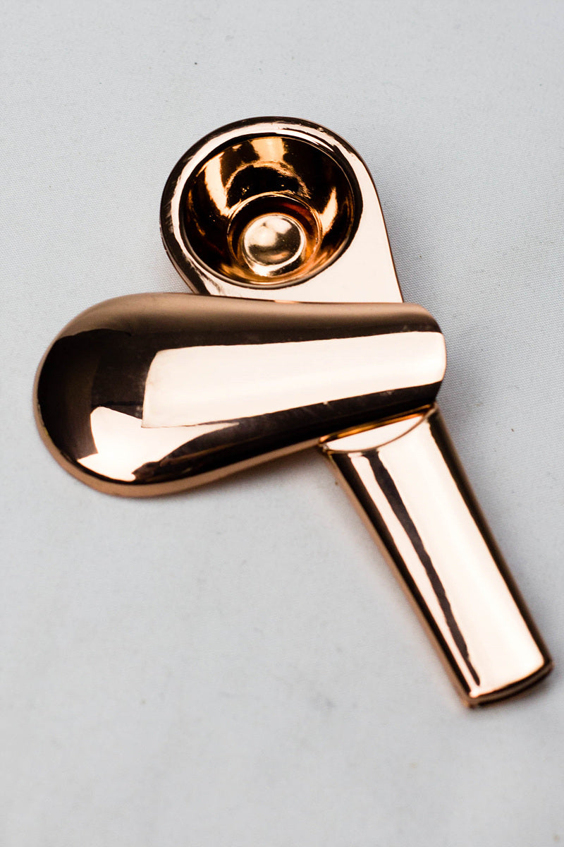 Magnet slide lid metal pipe Metal Pipe BANKA Rose Gold