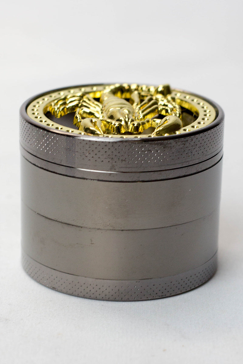 4 parts color grinder with a decoration lid Box of 12 Display Pack BANKA