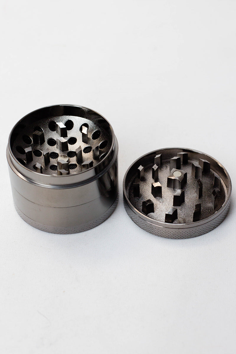 4 parts color grinder with a decoration lid Box of 12 Display Pack BANKA