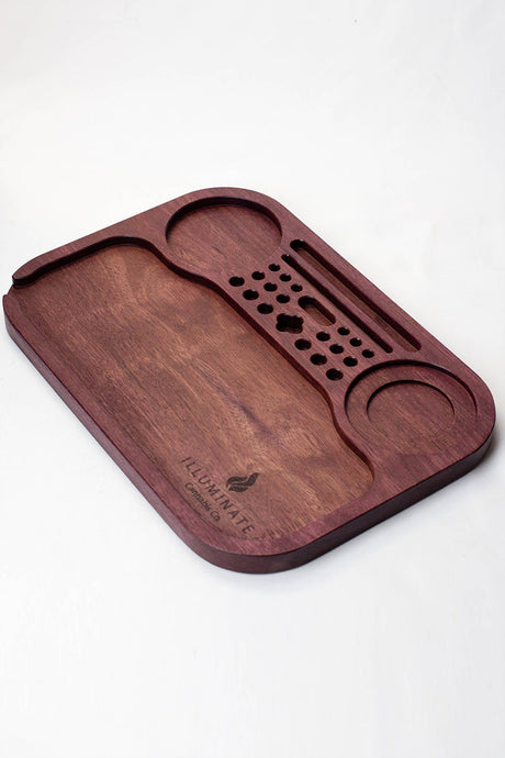 Purple Heart King size rolling tray Model 1 Tray Illuminate Cannabis Co.