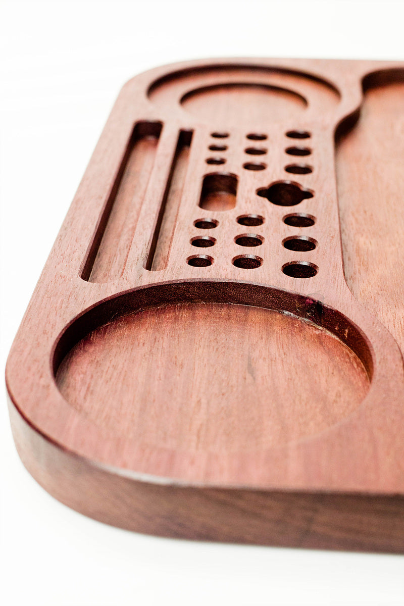 Purple Heart King size rolling tray Model 1 Tray Illuminate Cannabis Co.