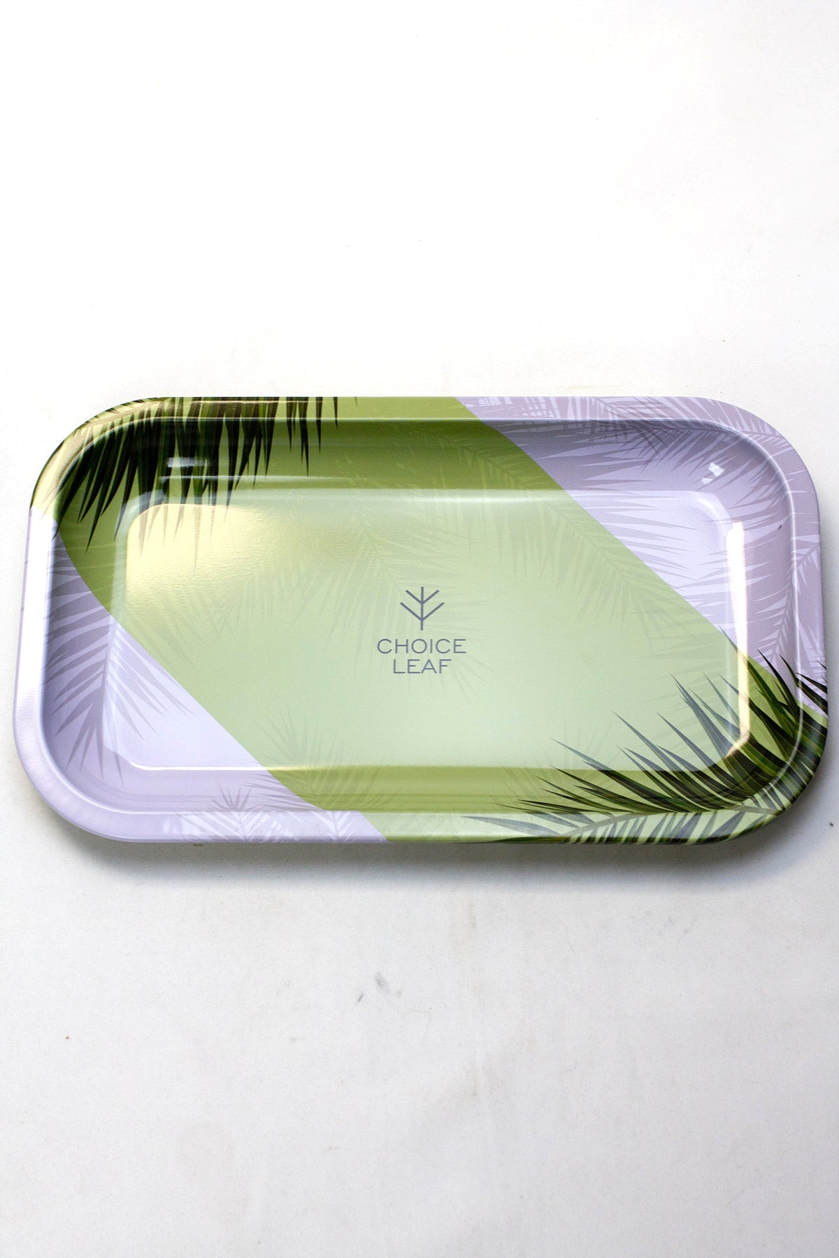 Choice leaf Medium Rolling Tray Tray ONE Green Palm