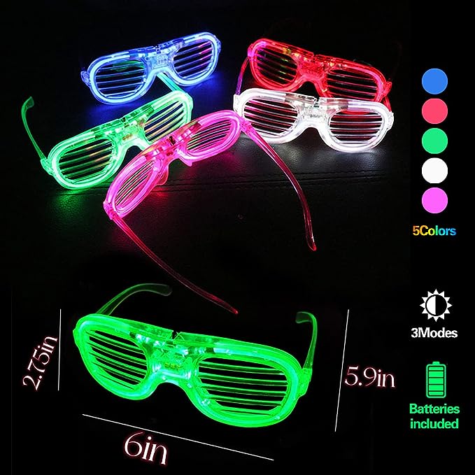 LED Neon-Color Glasses Sunglasses JJ Distribution