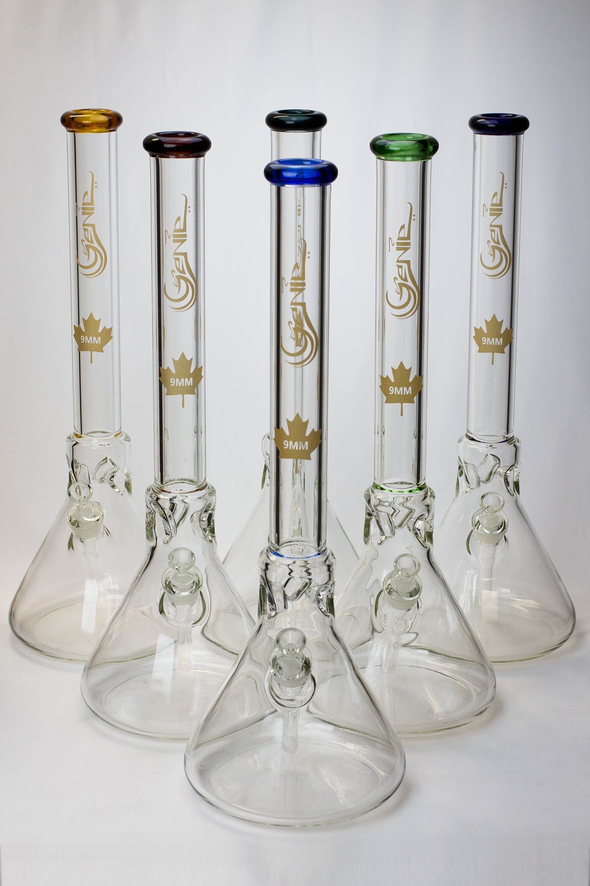 23" Genie 9 mm Giant beaker glass water bong Beaker Bong ONE