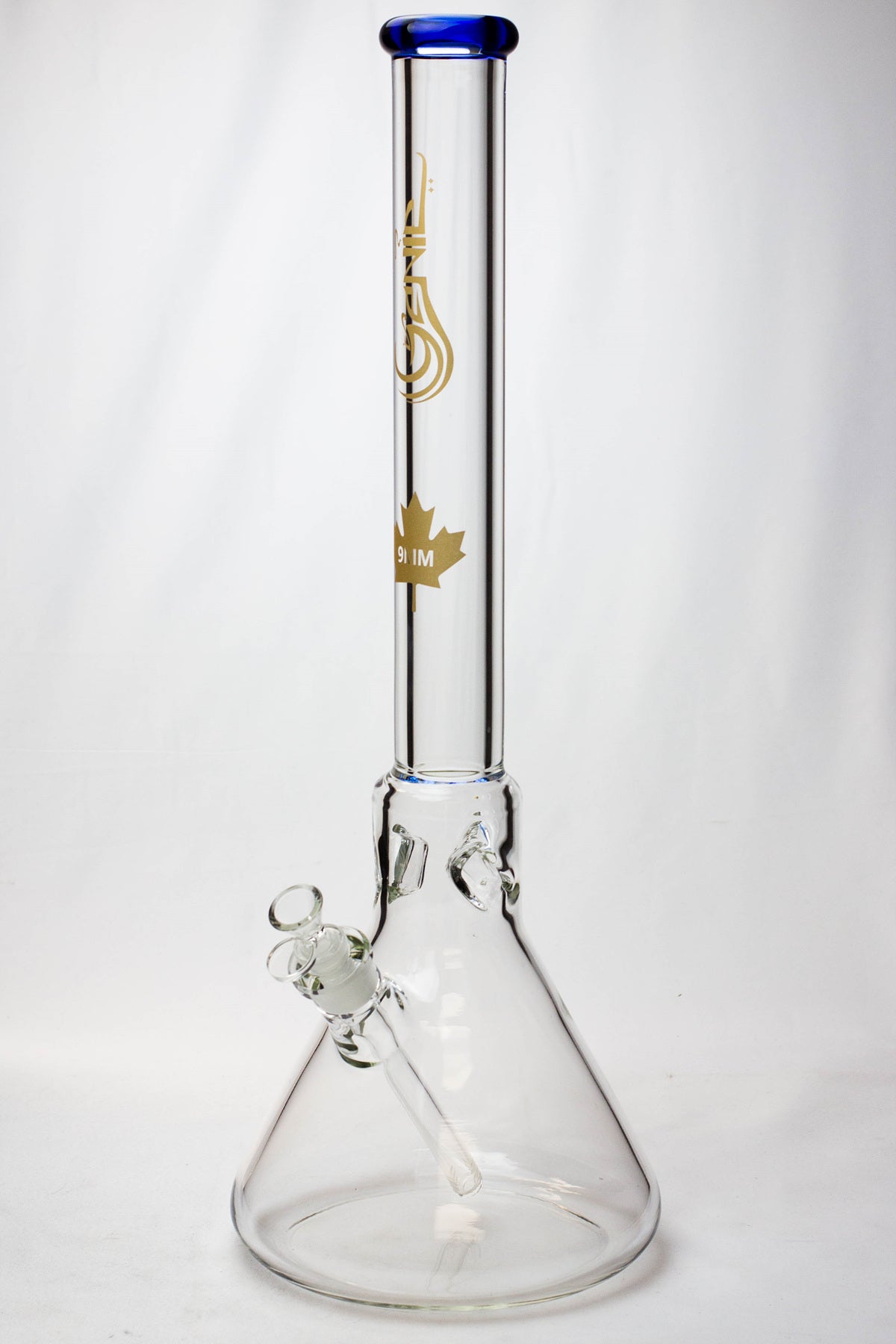 23" Genie 9 mm Giant beaker glass water bong Beaker Bong ONE Blue