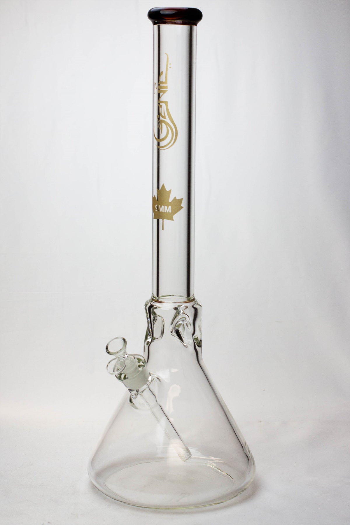 23" Genie 9 mm Giant beaker glass water bong Beaker Bong ONE Amber