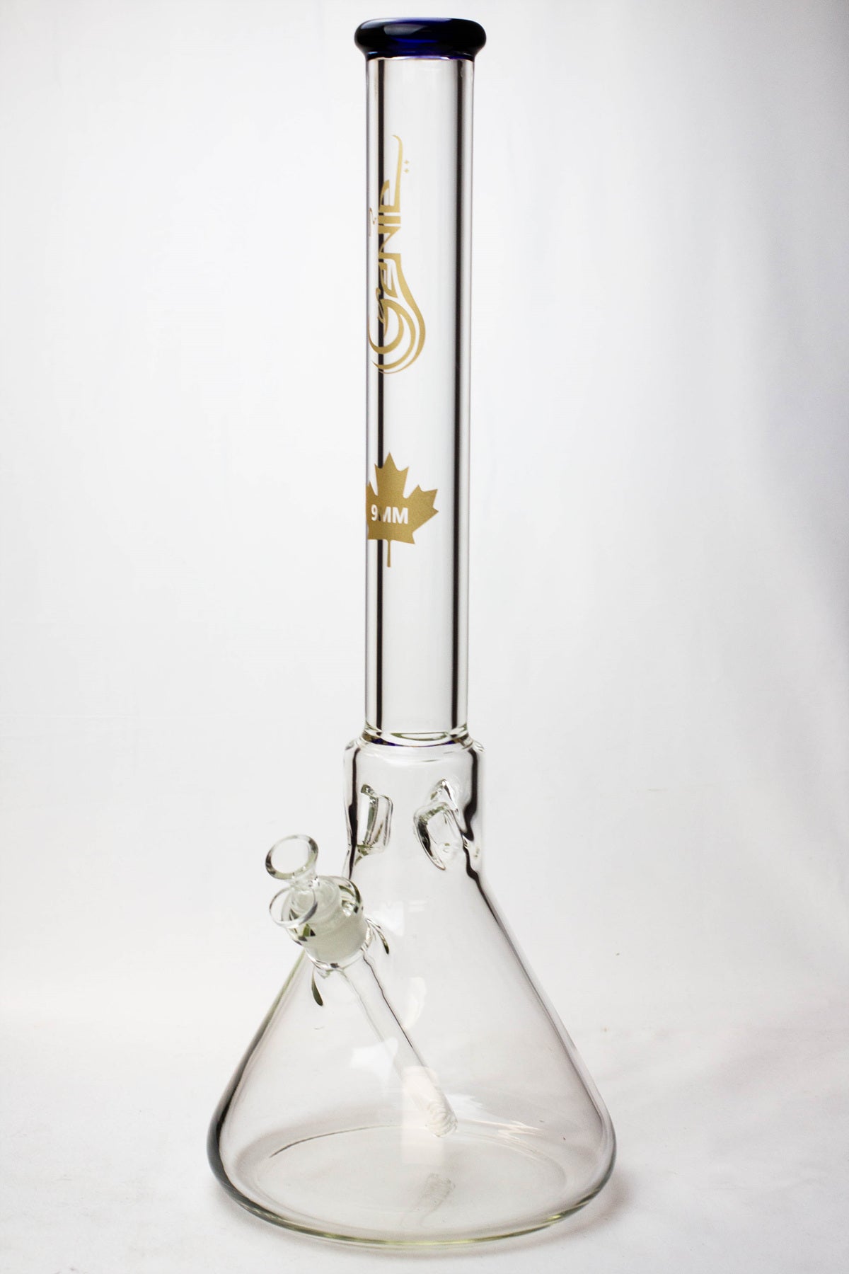 23" Genie 9 mm Giant beaker glass water bong Beaker Bong ONE Dark Blue