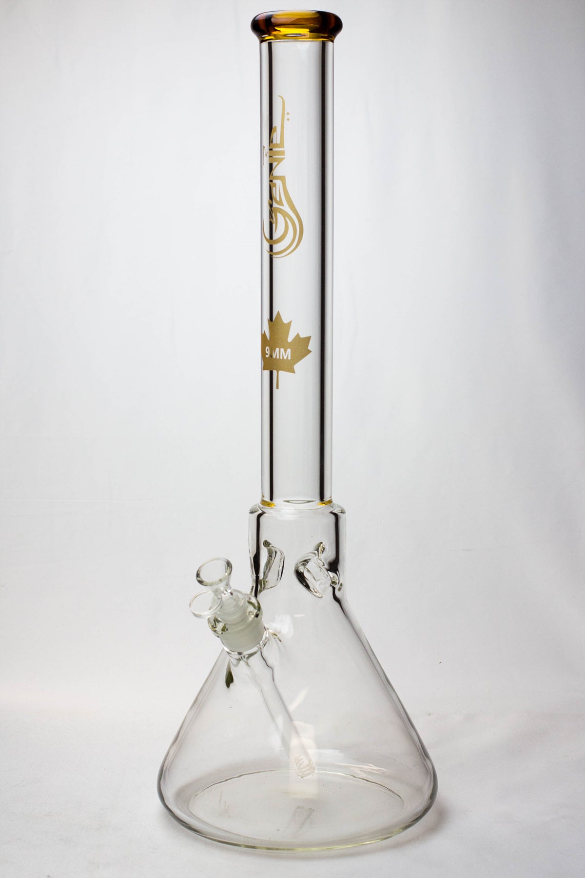 23" Genie 9 mm Giant beaker glass water bong Beaker Bong ONE Yellow