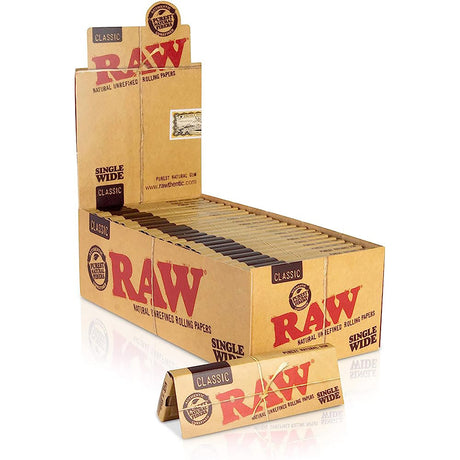 Raw classic single wide rolling paper Single Wide Size ONE