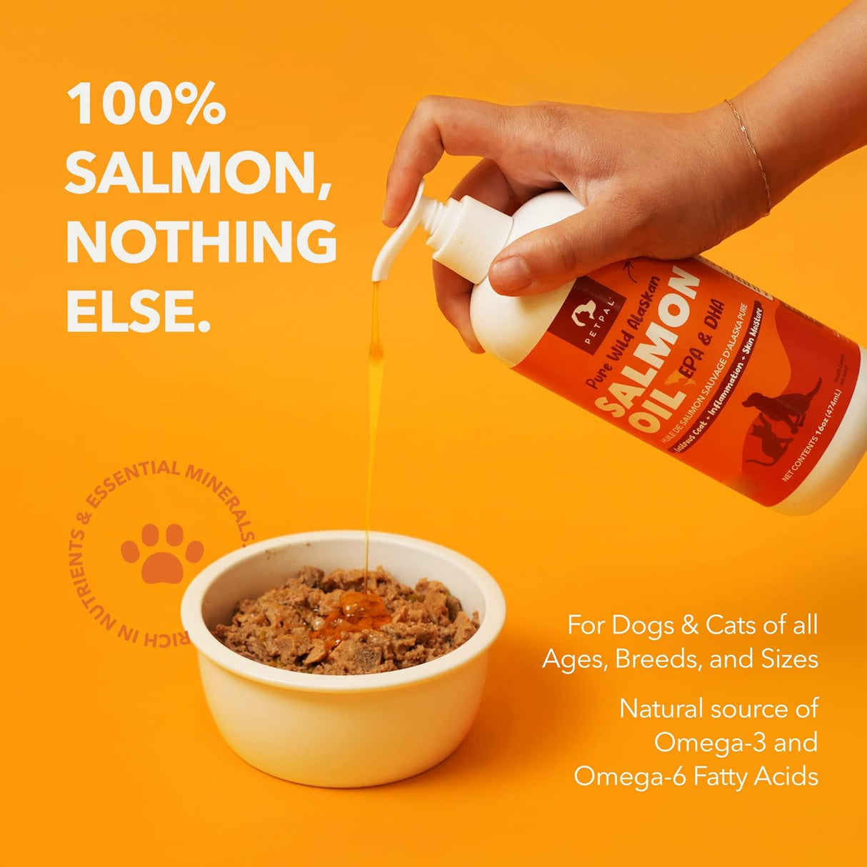 PetPal | Pure Wild Alaskan Salmon Oil for Dogs & Cats For Pet Neo Wholesale Co.