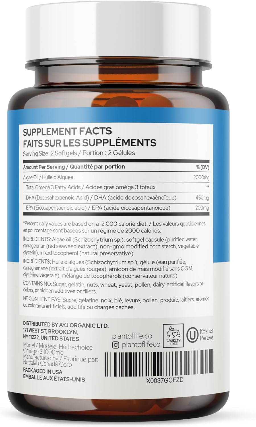 Plant of Life | Vegan Omega 3 mrk2 Supplement Neo Wholesale Co.