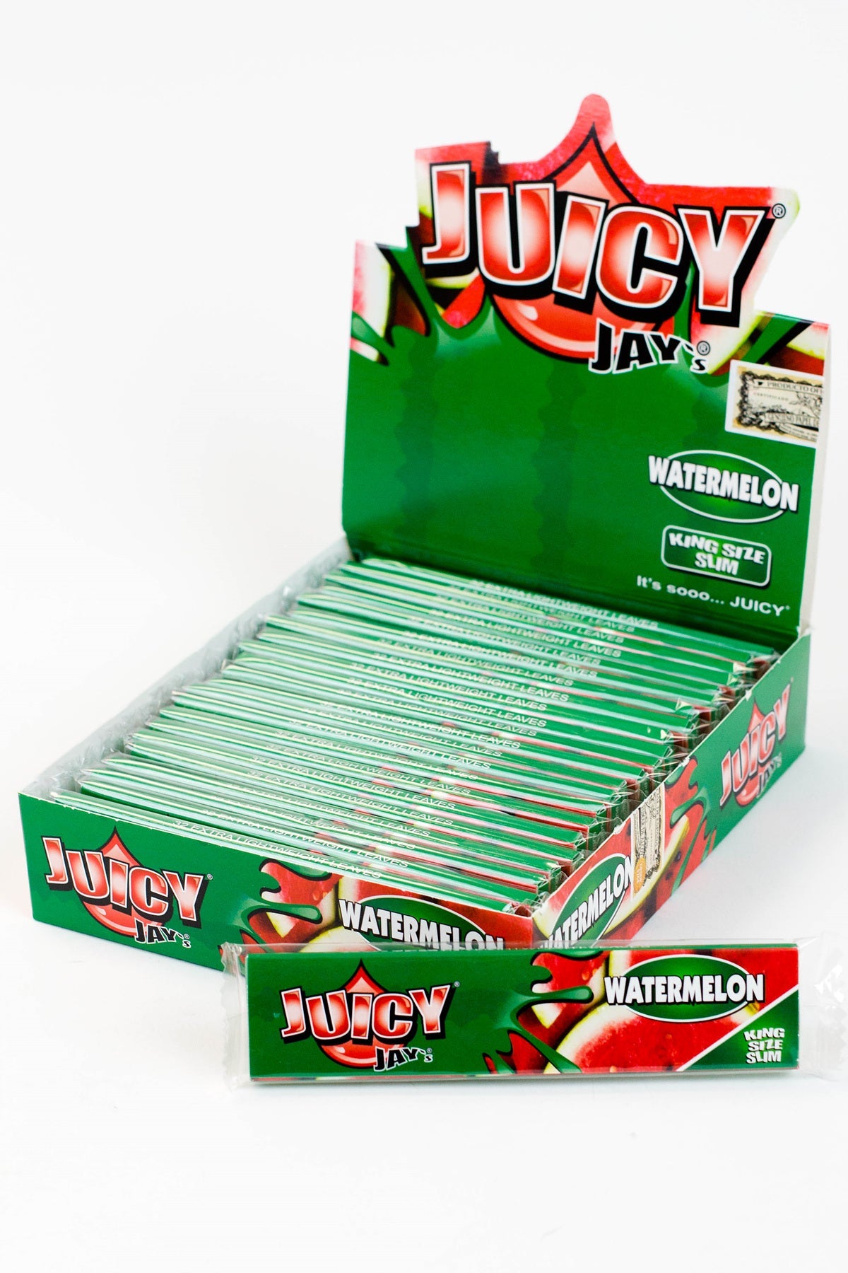 Juicy Jay's King Size Rolling Papers King Size ONE Watermelon