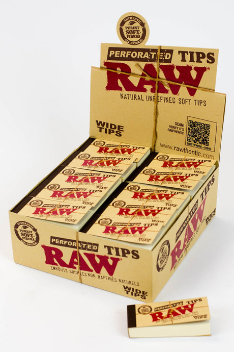 RAW Perforated Wide Tips Filter Tip ONE