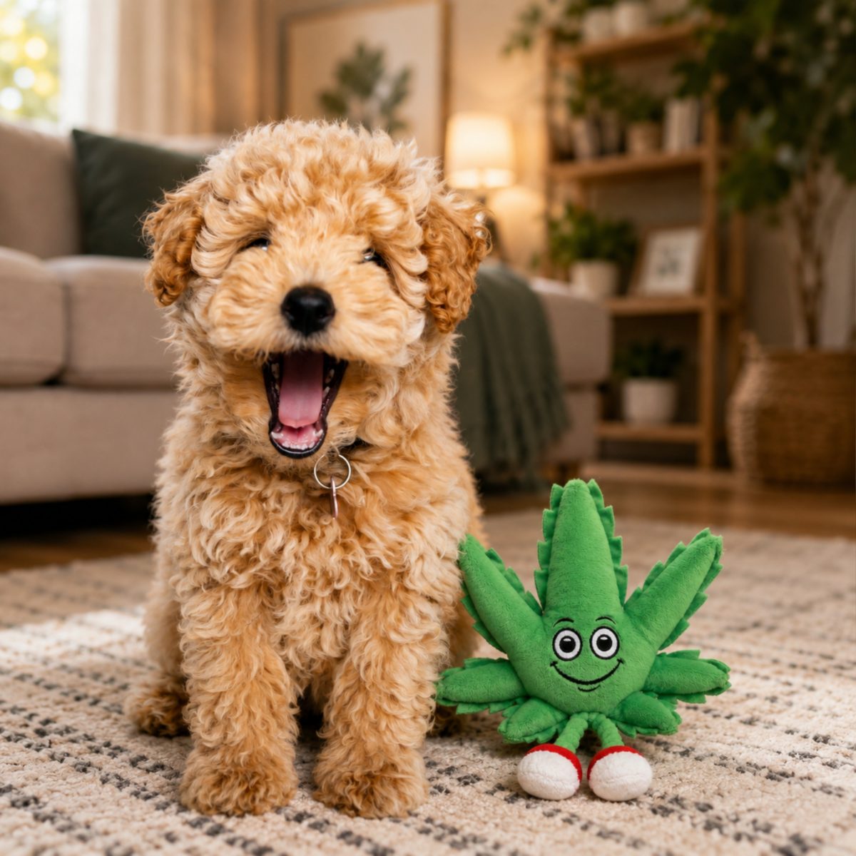 MJ the Marijuana Leaf | 420 Dog Toy & Collectible Plush For Pet PAW20