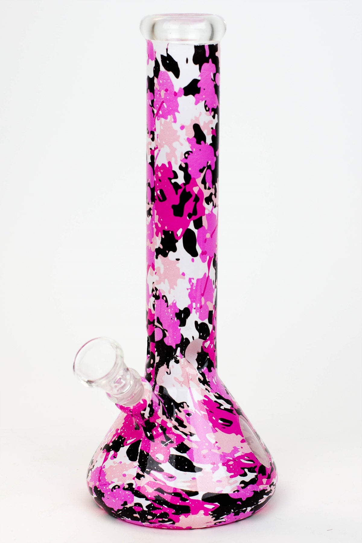 10" Graphic wrap glass water pipe Glass Bong BANKA G