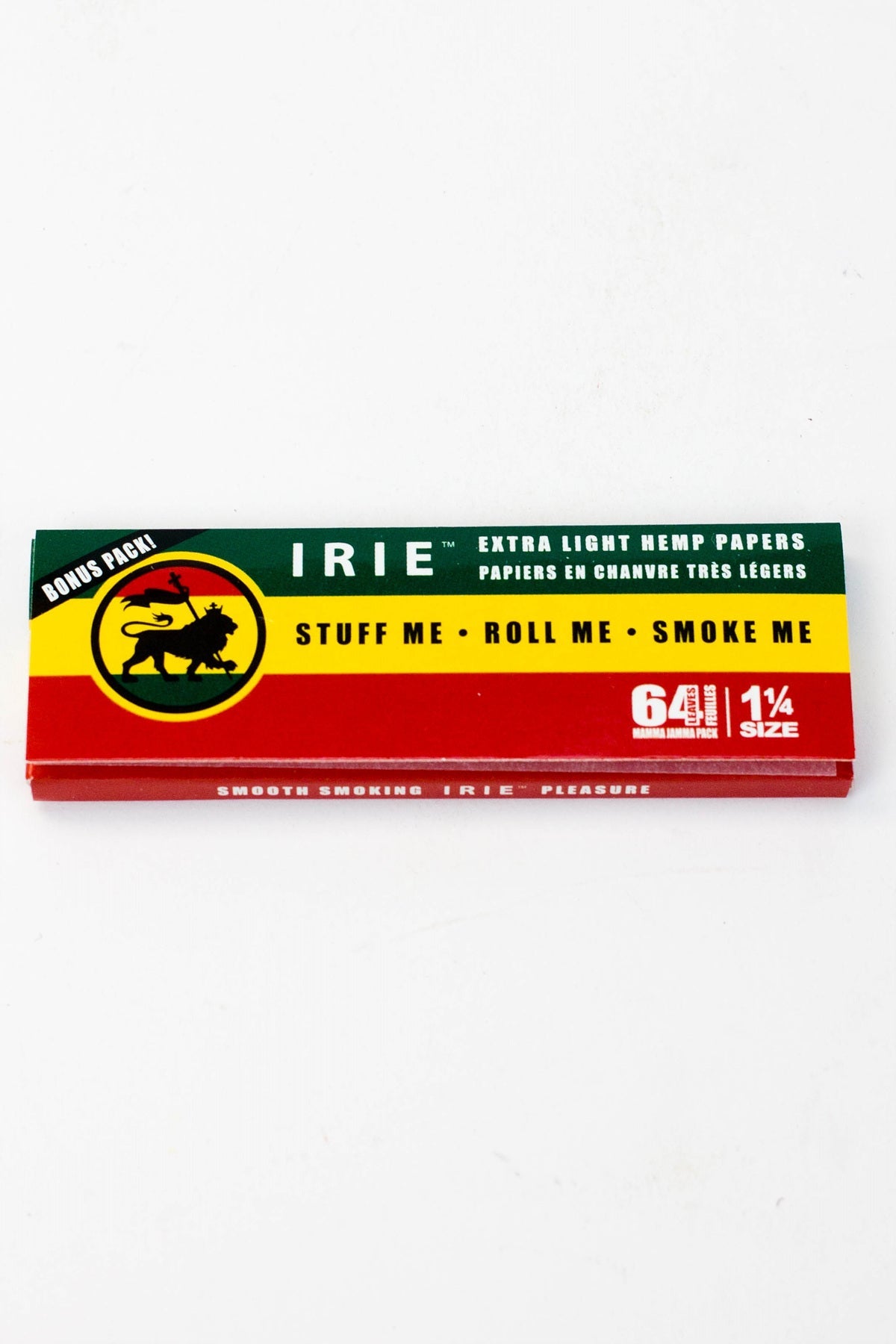 IRIE RASTA Rolling Paper 1¼ 1 - 1/4" Size ONE