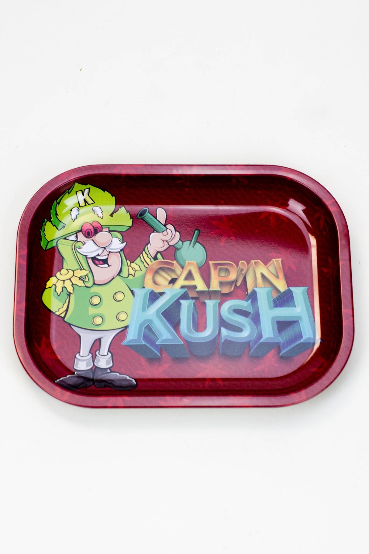 Smoke Arsenal Mini Rolling Tray-New Tray ONE Capn Kush