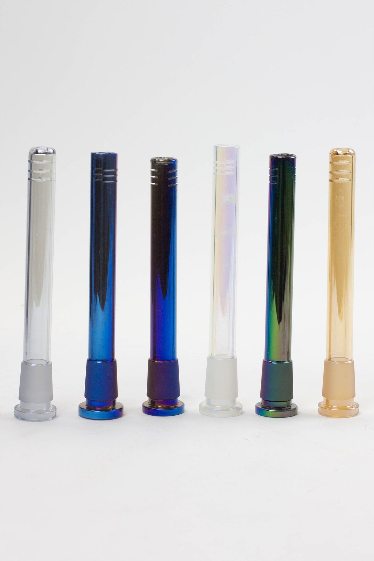 Metallic Color Glass 6 slits downstem Downstem · Bowlstem ONE