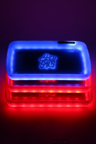Acid Secs LED Rolling Tray with Grinding Pad Tray Acid Secs Productions Inc.