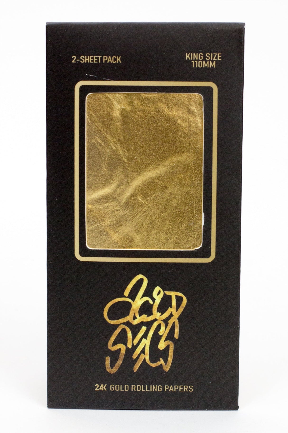 Acid Secs 24K Gold King size Rolling Paper King Size Acid Secs Productions Inc. 2-Sheets