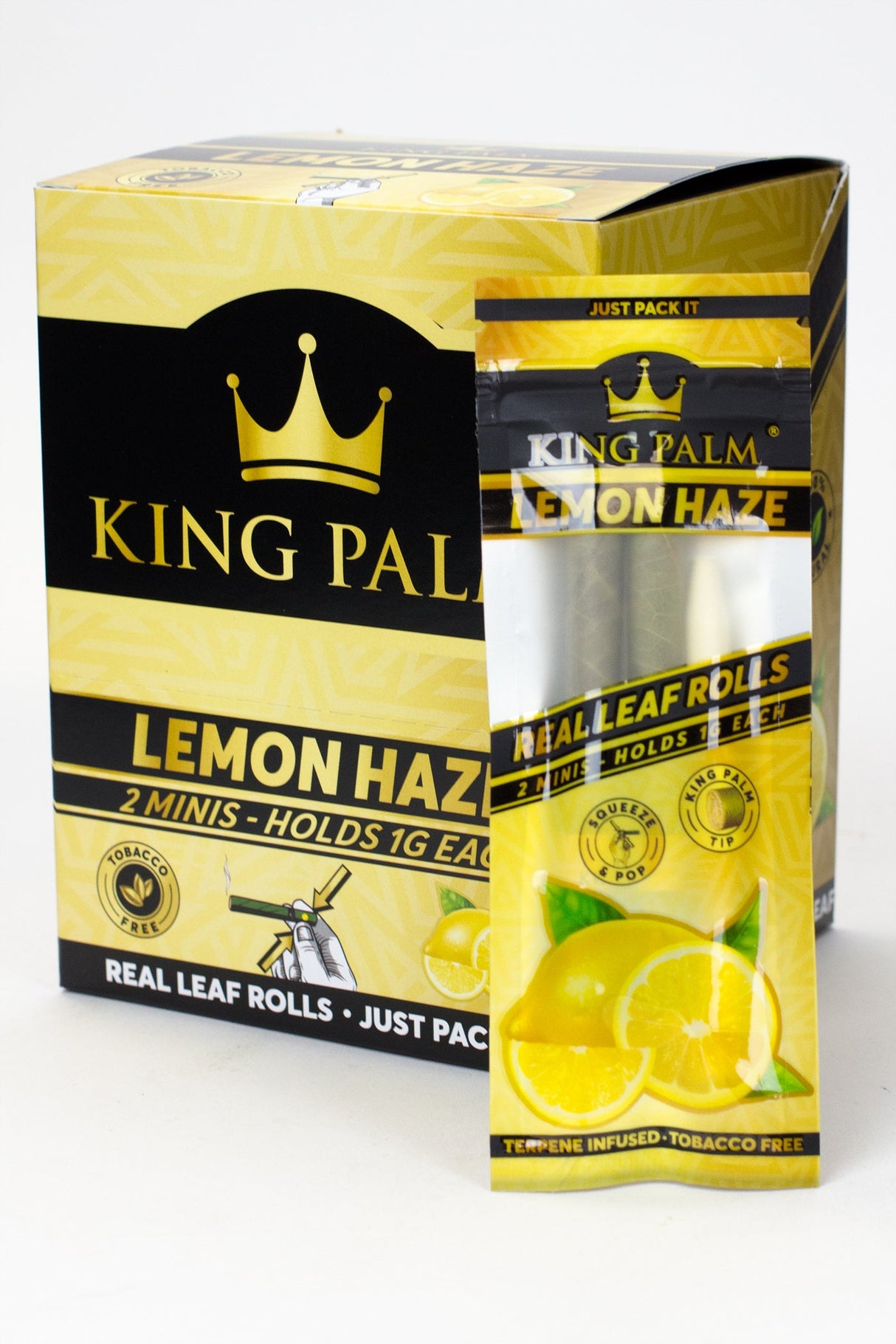 King Palm Hand-Rolled flavor 2 Mini Leaf Leaf Wrap ONE