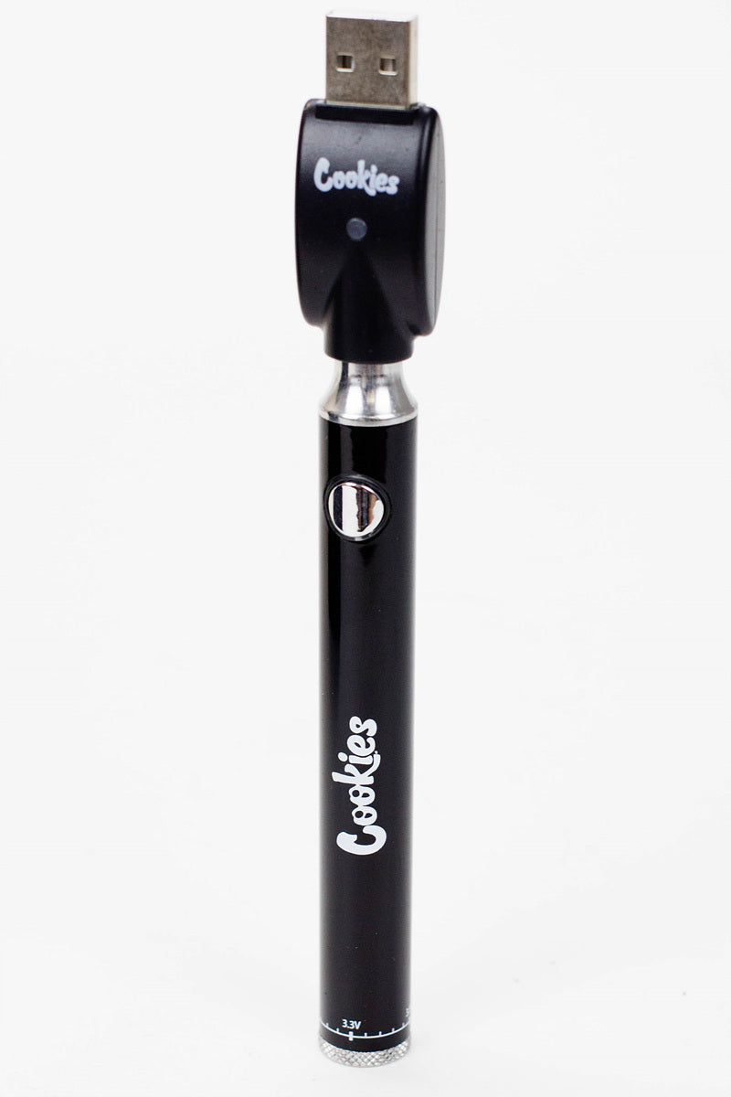 900 mAh Cookies Twist Control Vape Battery with USB charger Display of 30 510 Battery ONE