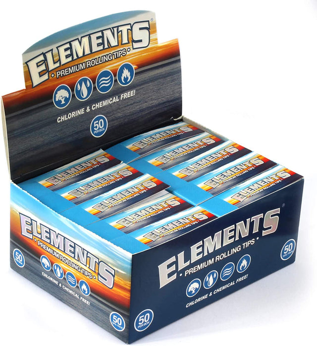 Element Premium Rolling Tips box of 50 Filter Tip ONE