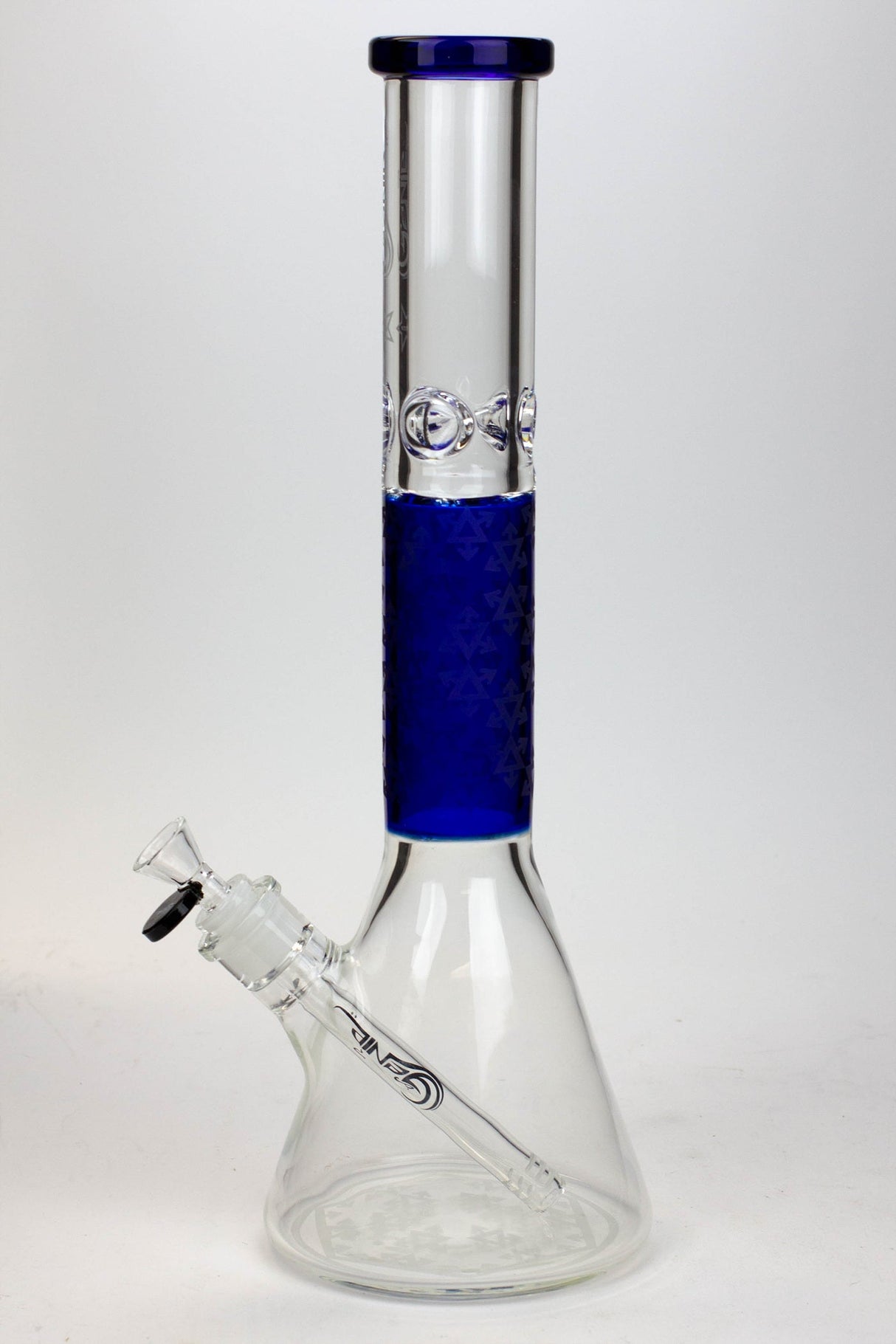 16" Genie 9 mm beaker glass water bong ( GB20022 ) Beaker Bong ONE