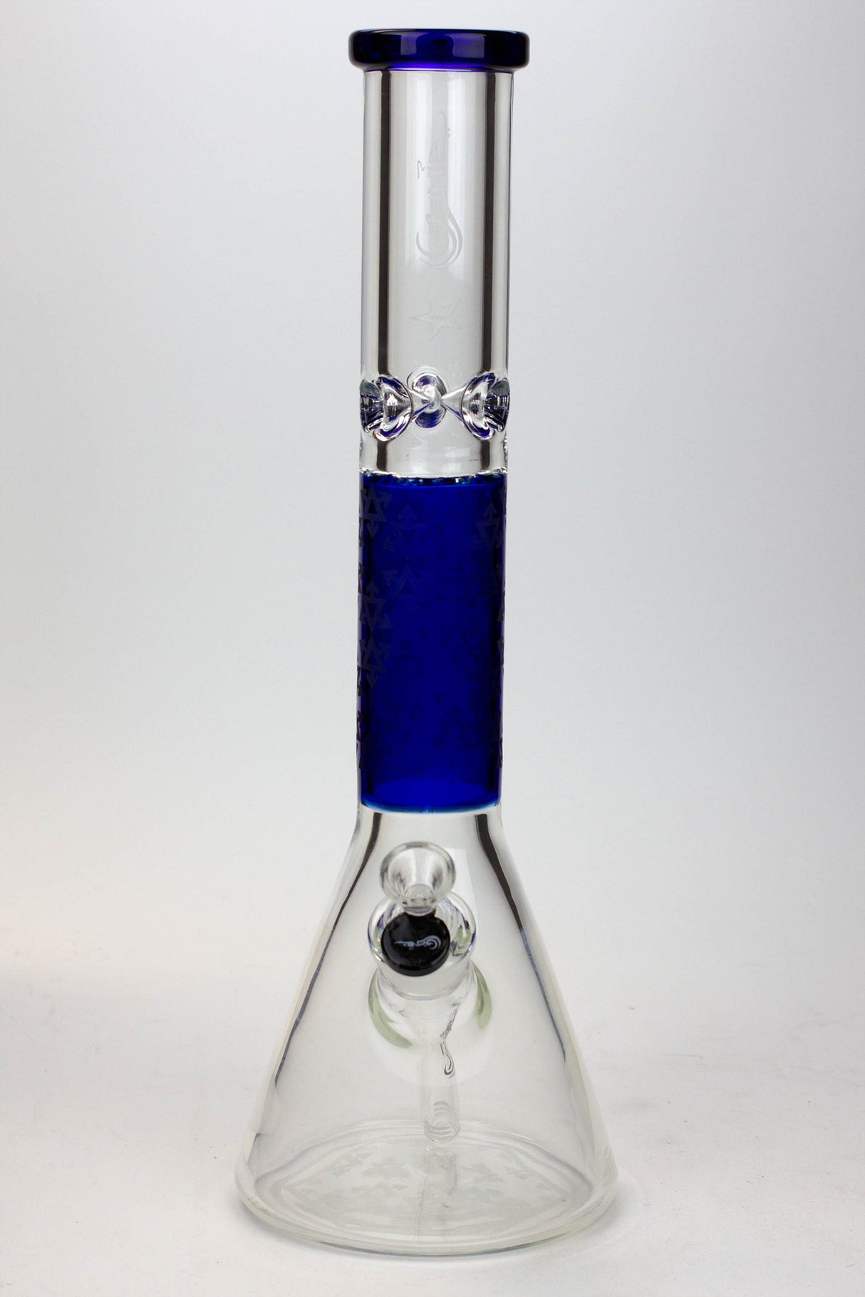 16" Genie 9 mm beaker glass water bong ( GB20022 ) Beaker Bong ONE