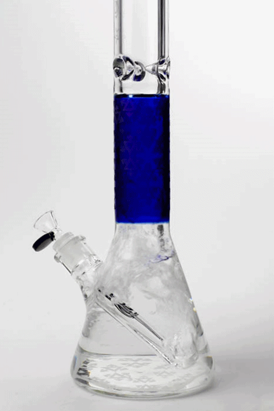 16" Genie 9 mm beaker glass water bong ( GB20022 ) Beaker Bong ONE
