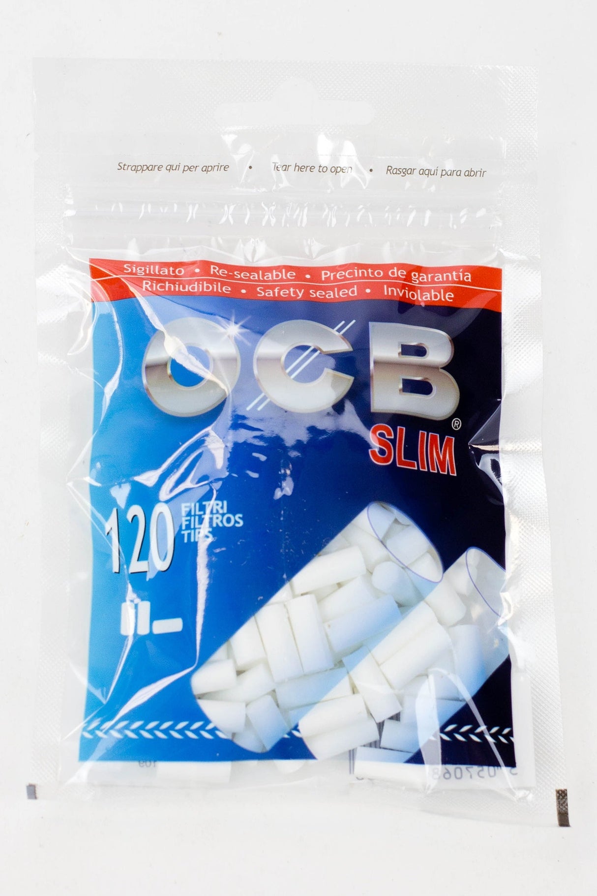 OCB Slim Filters Box of 34 Filter Tip ONE