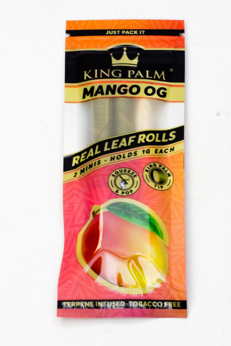 King Palm Hand-Rolled flavor 2 Mini Leaf Leaf Wrap ONE Mango OG