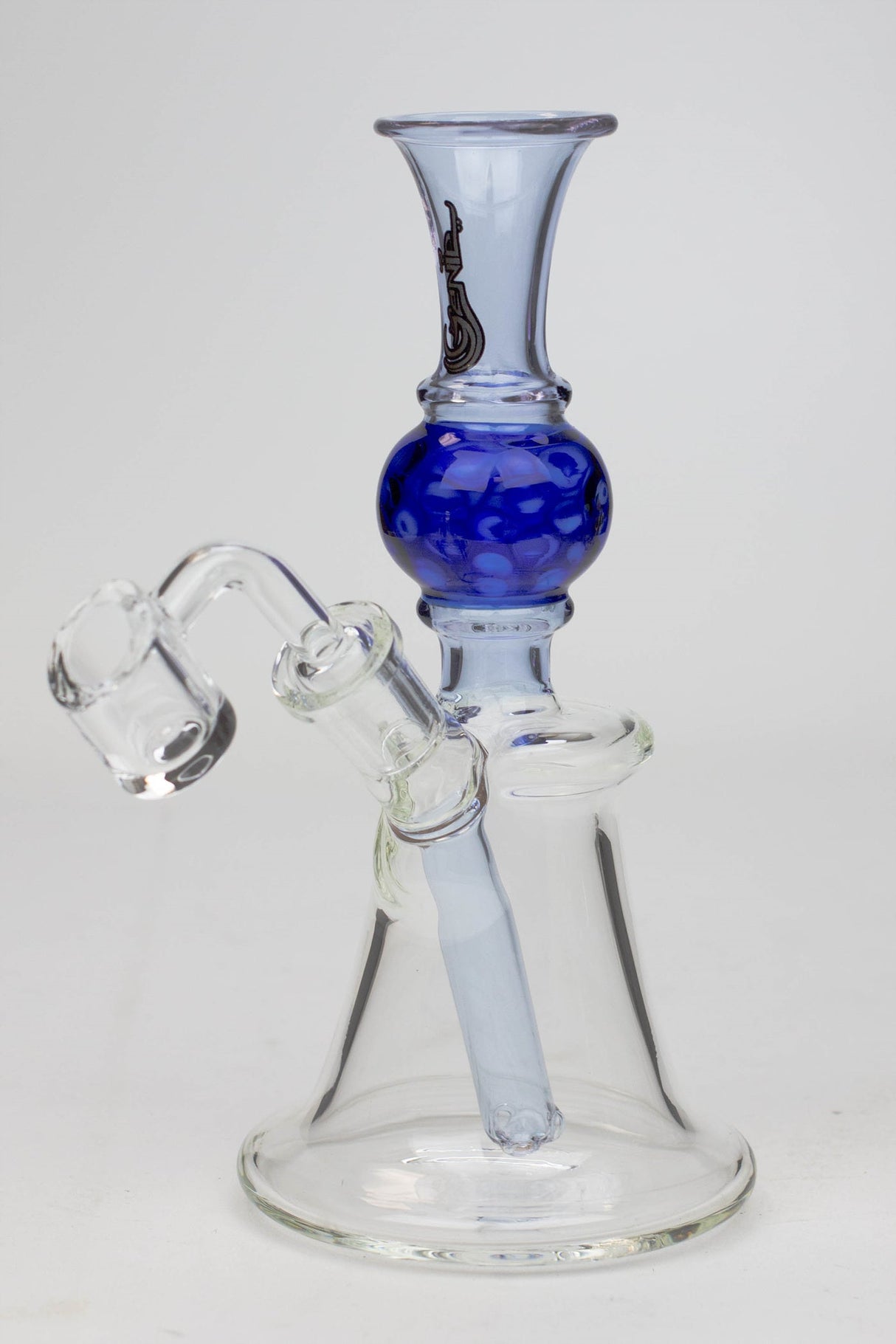 7" Genie hand bell fixed stem dab rig Rig ONE A