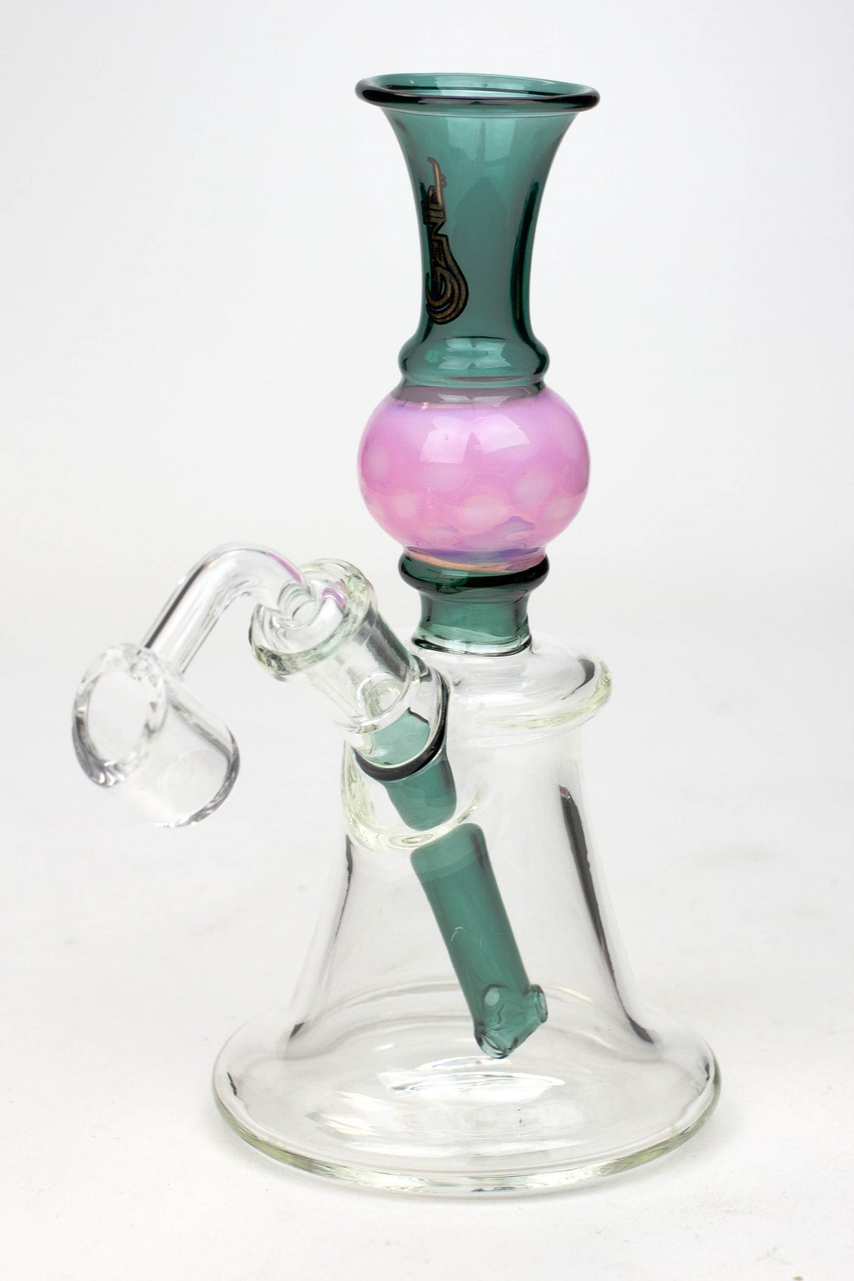 7" Genie hand bell fixed stem dab rig Rig ONE B