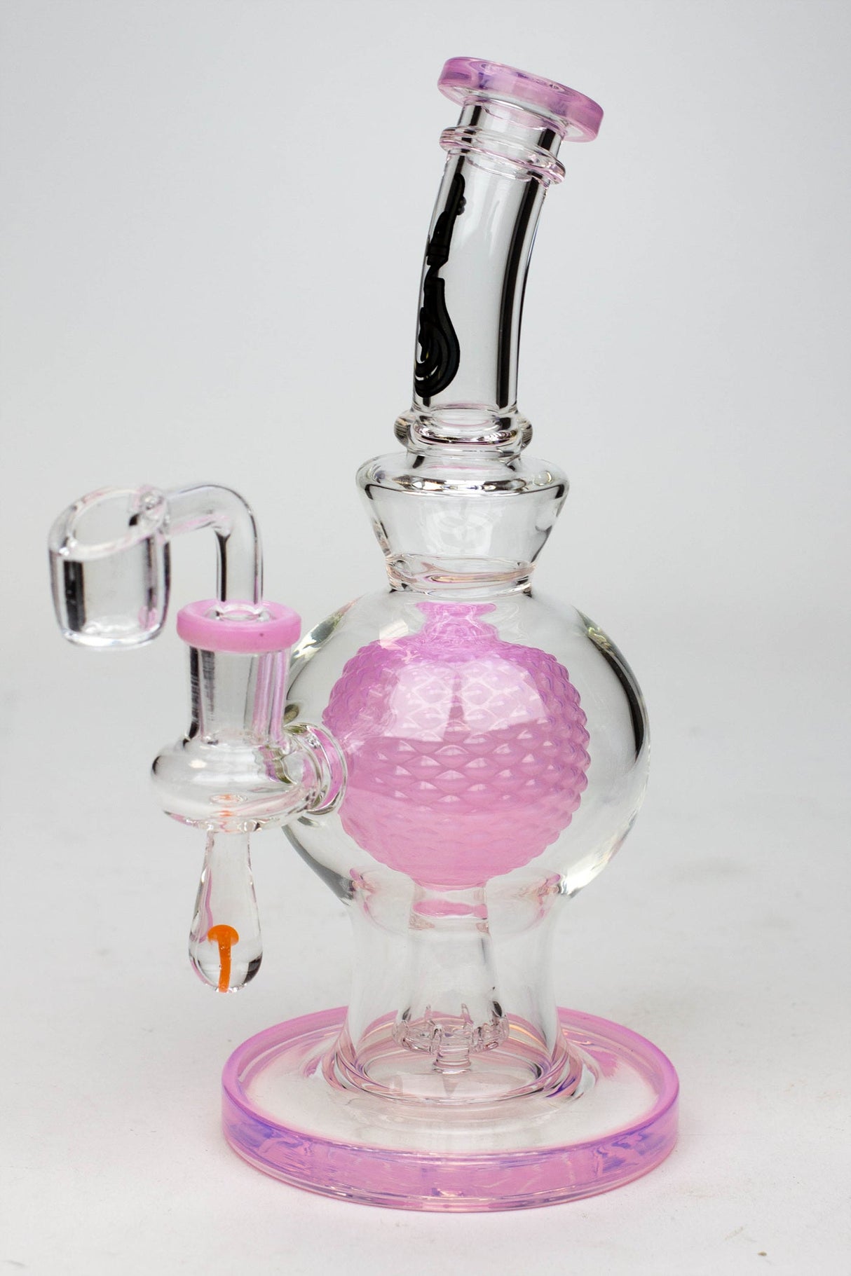 8" Genie Sphere in a Sphere dab rig Rig ONE Pink