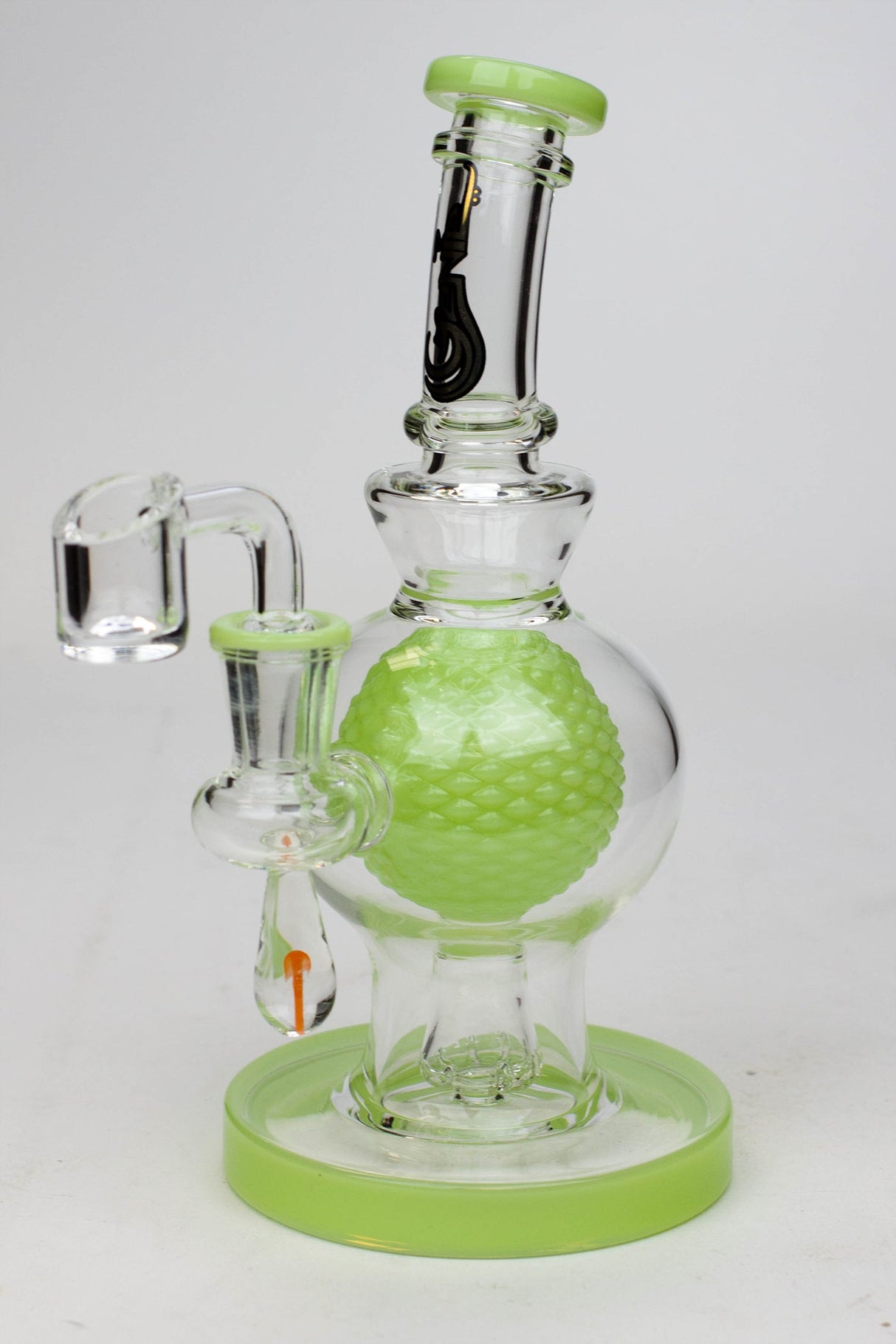 8" Genie Sphere in a Sphere dab rig Rig ONE Green