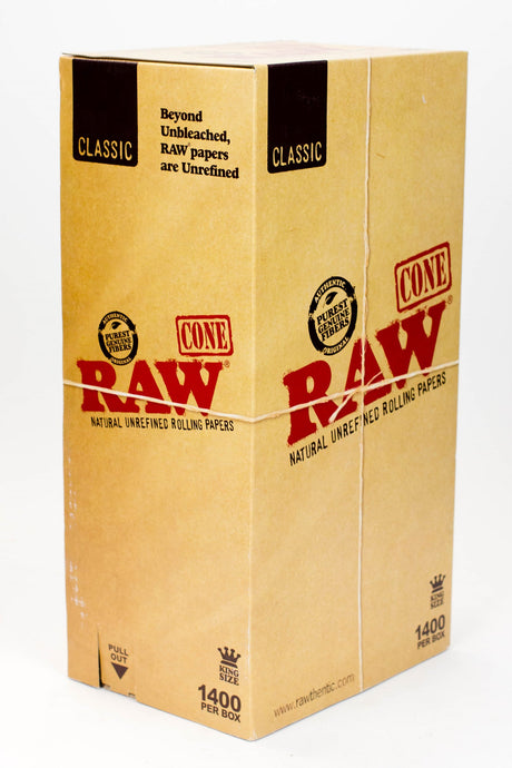 Raw cone bulk 1400 King Size Pre-rolled Cone (Bulk / Tower) ONE