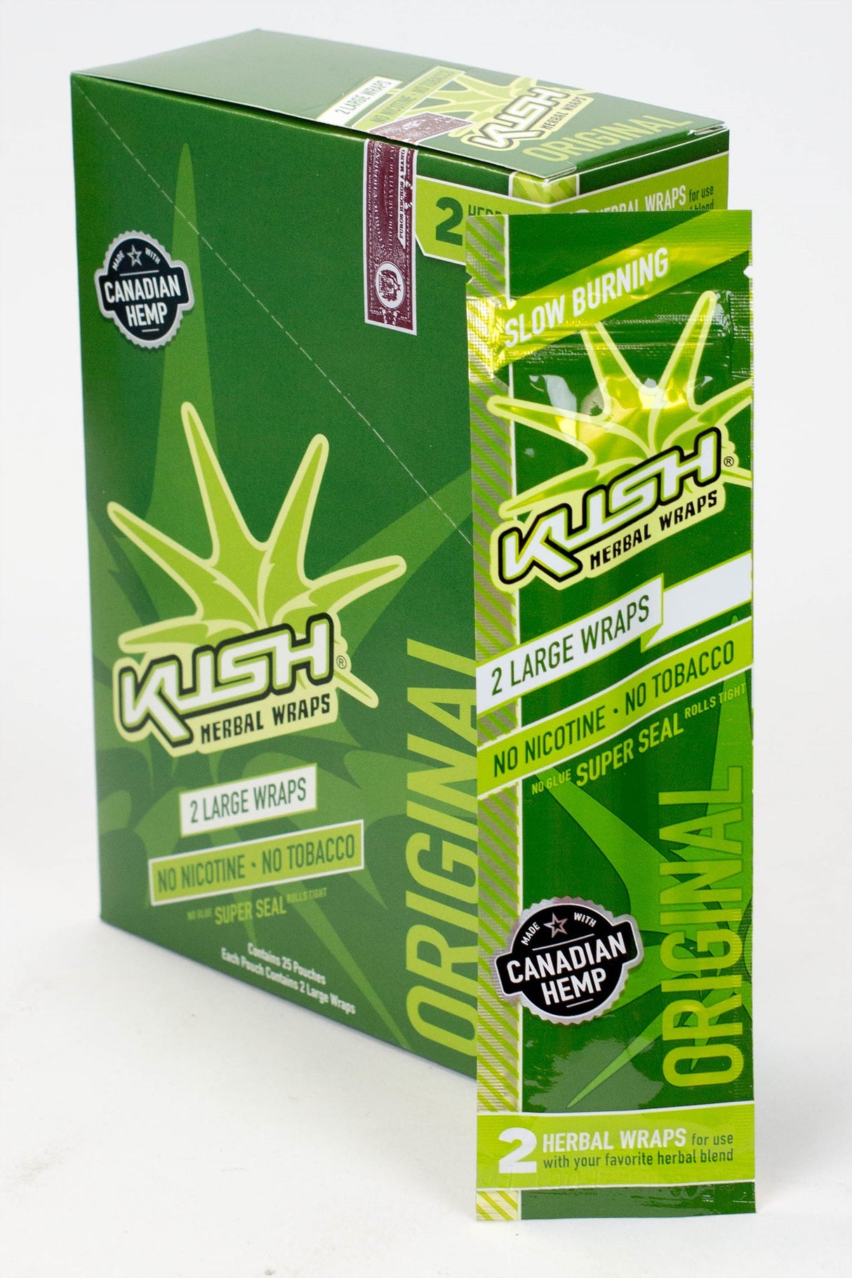 KUSH® HERBAL WRAPS Leaf Wrap ONE Original